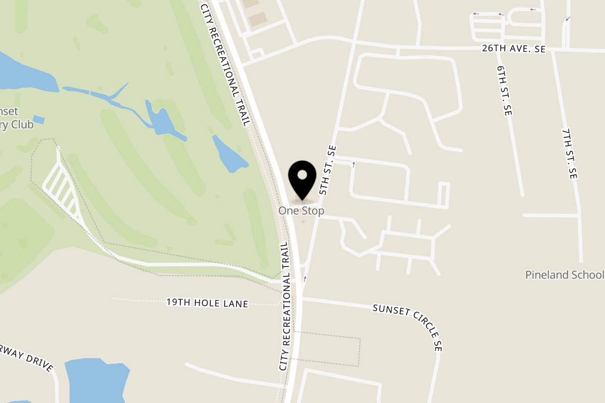 Map showing the location of Mahogany Spice Cafe on 2725 S Main St in Moultrie
